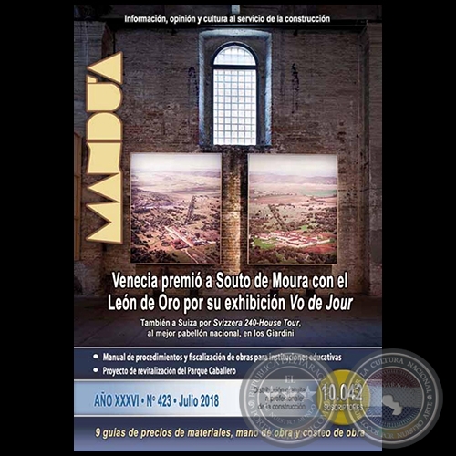 MANDU'A Revista de la Construcción - Nº 423 - Julio 2018